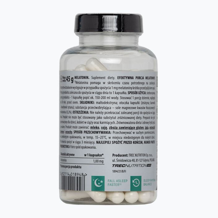 Vitality Melatonin Trec melatonină 90 capsule TRE/880 2