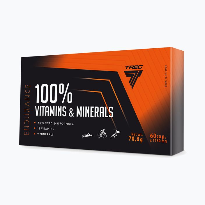 100% Vitamine & Minerale Trec complex de vitamine și minerale 60 capsule TRE/942 3