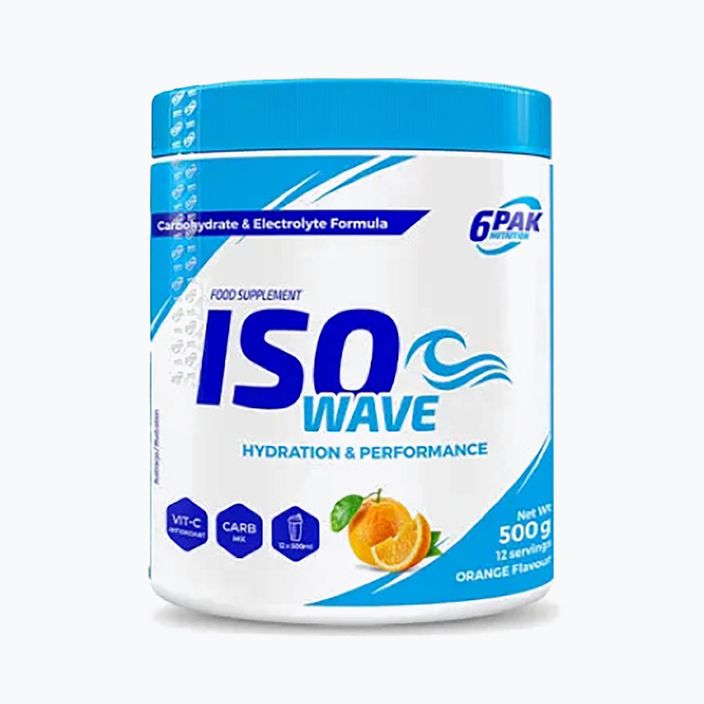 Băutură izotonică în pulbere 6PAK Iso Wave 500 g Orange