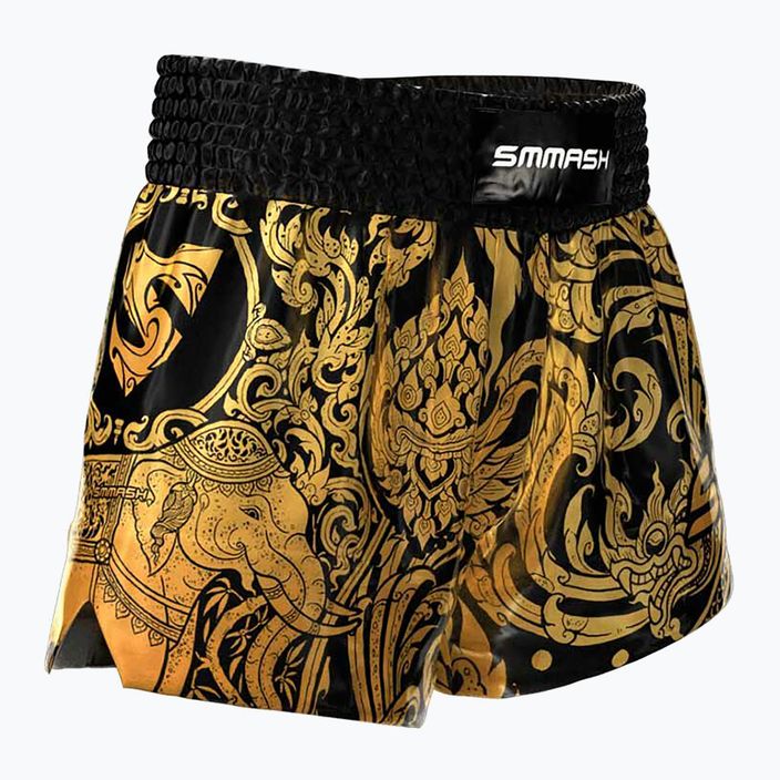 Pantaloni scurți de antrenament pentru bărbați SMMASH Muay Thai Story 2.0 gold SHC5-012 4