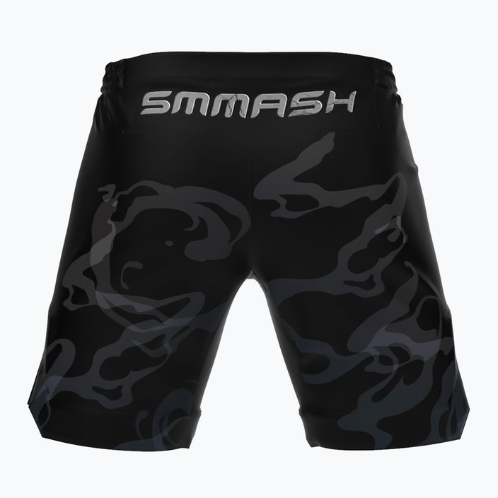 Pantaloni scurți de antrenament pentru bărbați SMMASH Takeo negru SHC4-019 2