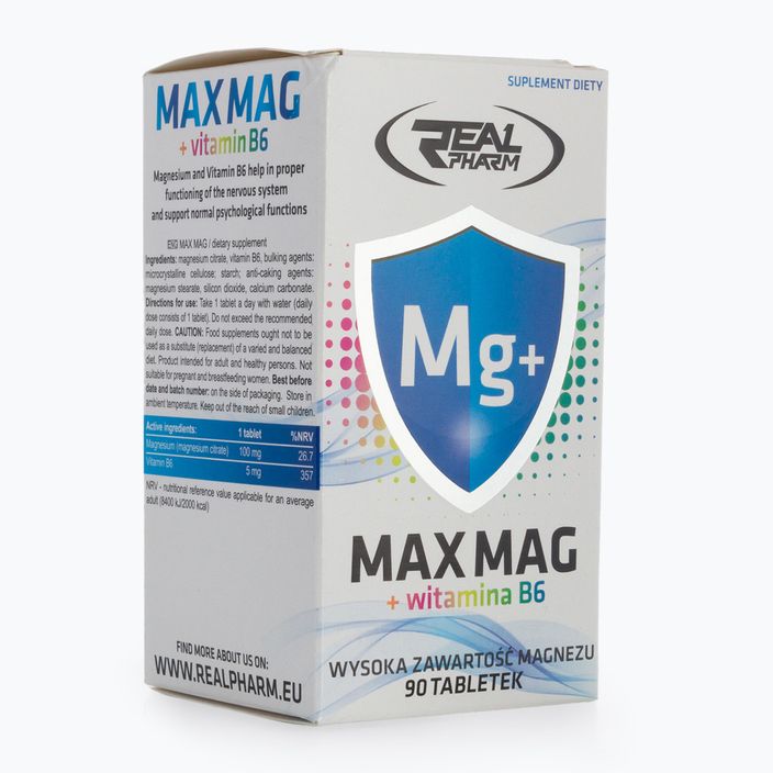MAX MAG Real Pharm magneziu+B6 90 comprimate 707055