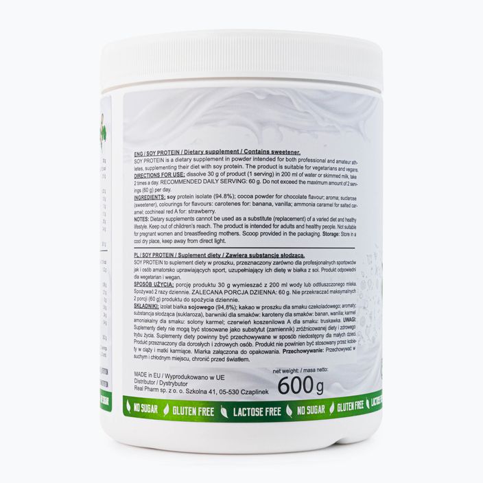 Whey Real Pharm Soy Protein 600g căpșuni 715319 3