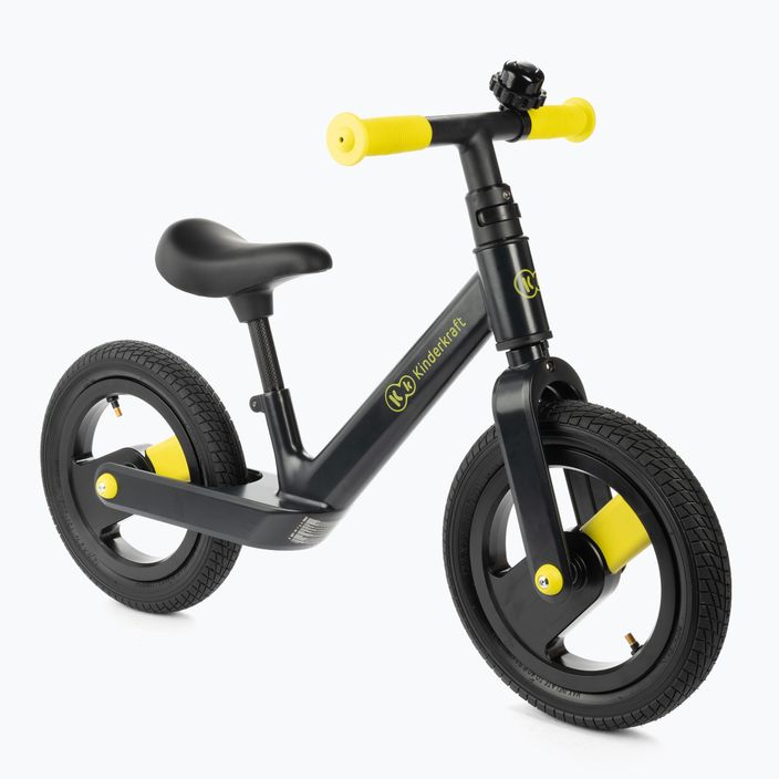 Bicicletă fără pedale pentru copii Kinderkraft Goswift, negru, KRGOSW00BLK0000 2