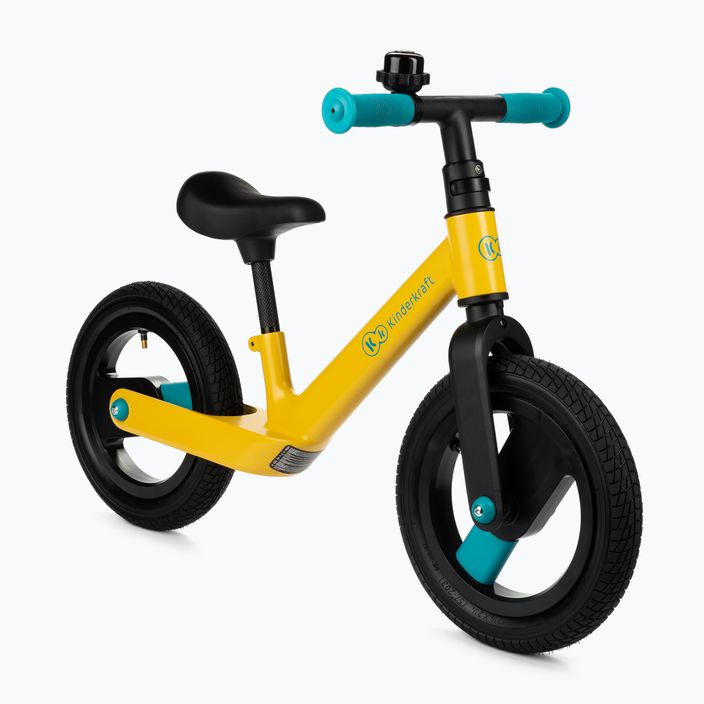 Bicicletă fără pedale pentru copii Kinderkraft Goswift, galben, KRGOSW00YEL0000 2