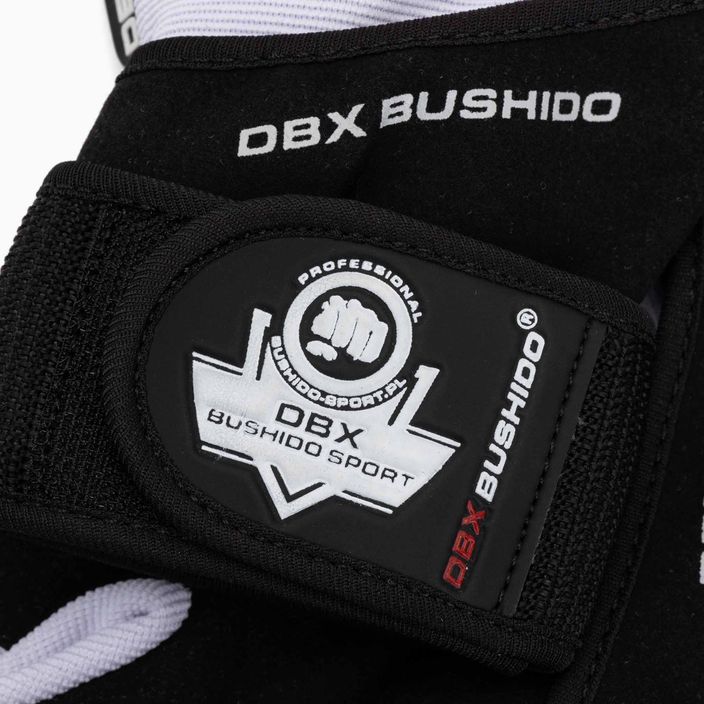 Mănuși de fitness Bushido, negru și alb, DBX-Wg-162-M 4