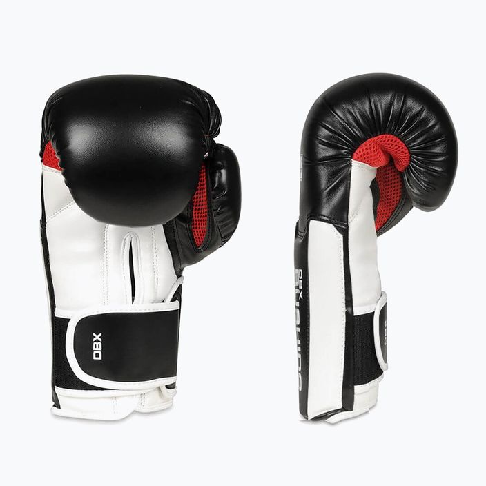 Mănuși de box BDX BUSHIDO B-3W negru/alb 3