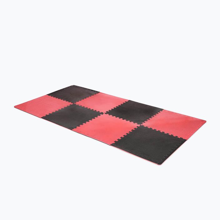 DBX BUSHIDO Tatami Tatami 4 Puzzle mat negru și roșu 5