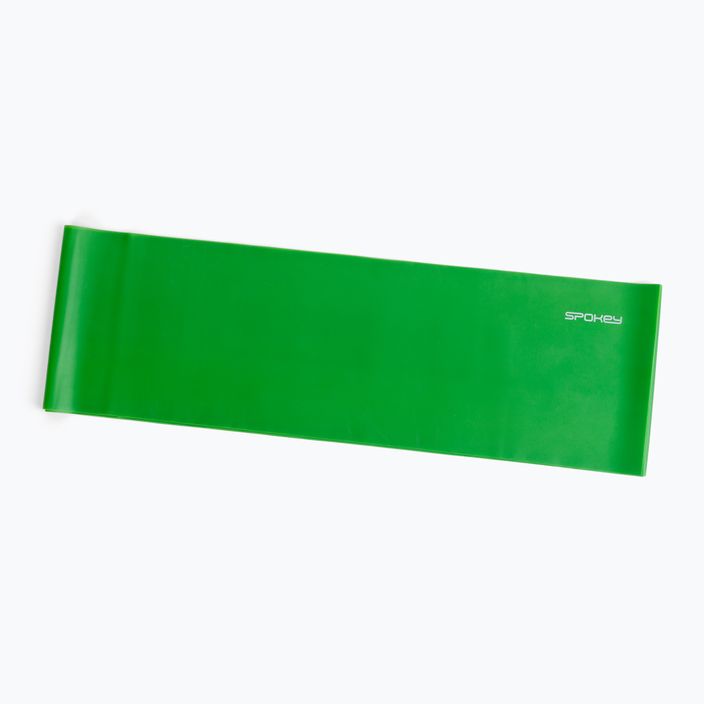 Panglică elastică Spokey fitness Ribbon II verde mediu 920961 2