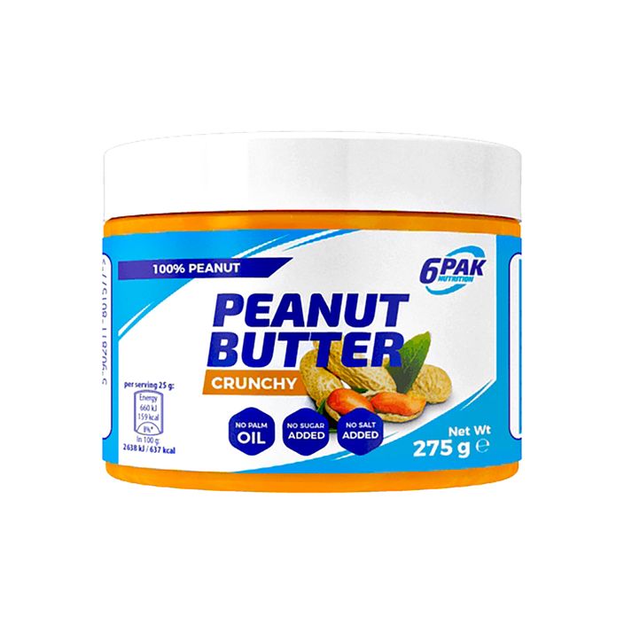 Unt de arahide 6PAK Peanut Butter Crunchy 275g PAK/062 2