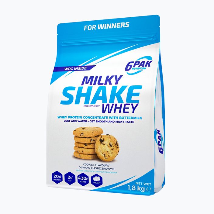 Whey 6PAK Milky Shake 1800 g Biscuiți