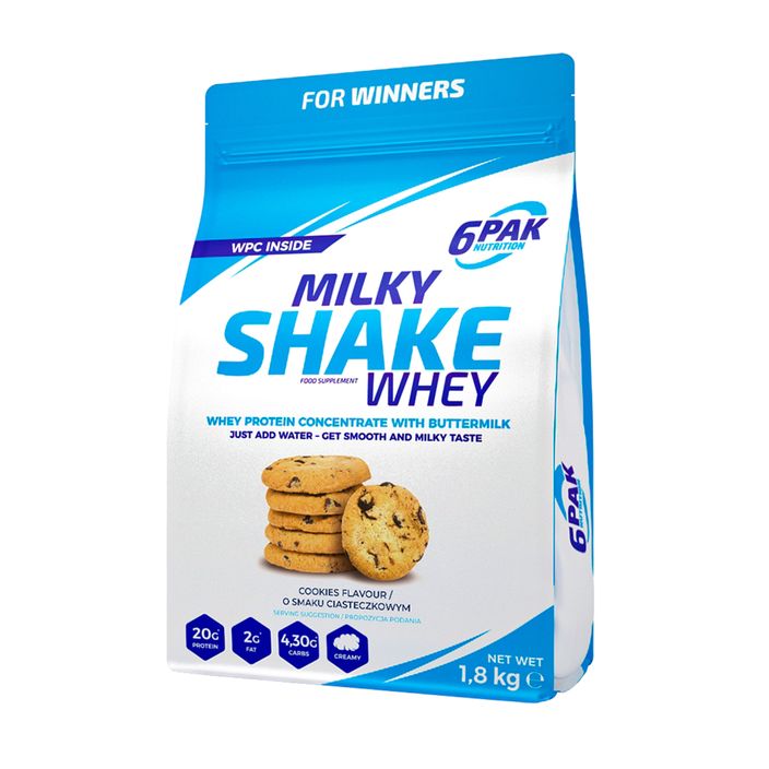 Whey 6PAK Milky Shake 1800 g Biscuiți 2