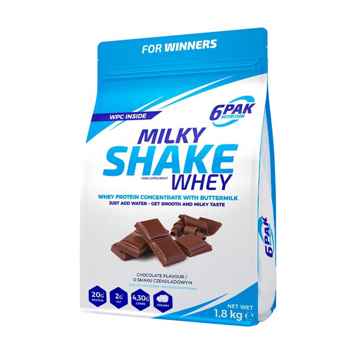 Whey 6PAK Milky Shake 1800 g ciocolată 2