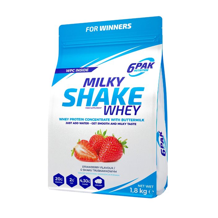 Whey 6PAK Milky Shake 1800 g Căpșuni 2