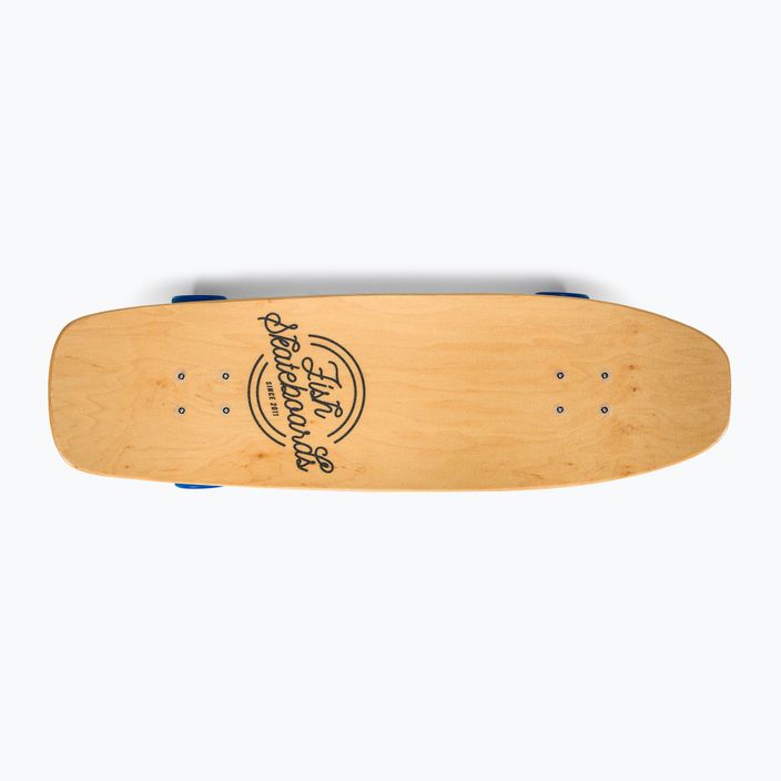 Surfskate skateboard Fish Skateboards Albastru SURF-BLU-SIL-NAV 4