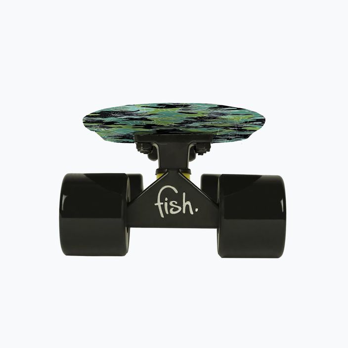 Fish Skateboards Print Camo verde FS-FB-CAM-BLA-BLA skateboard 9