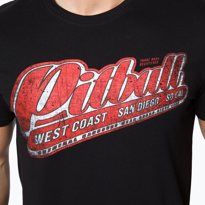 Tricou pentru bărbați Pitbull West Coast RED BRAND black 4