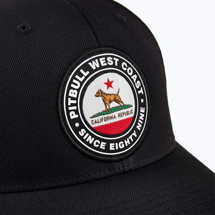 Șapcă pentru bărbați Pitbull West Coast Mesh Full Cap California Dog black 5