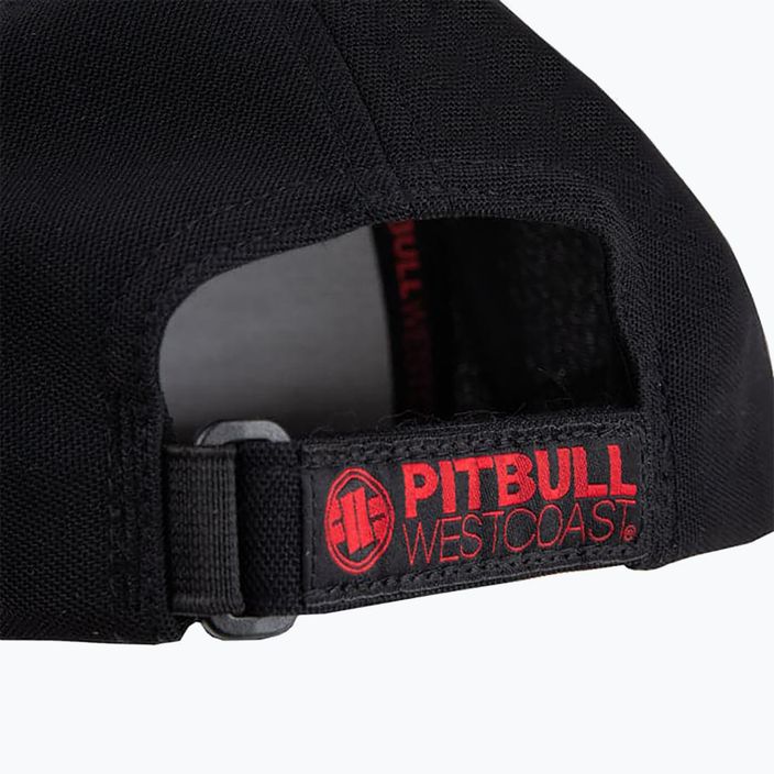 Șapcă pentru bărbați Pitbull West Coast Snapback Seascape black/red print 3