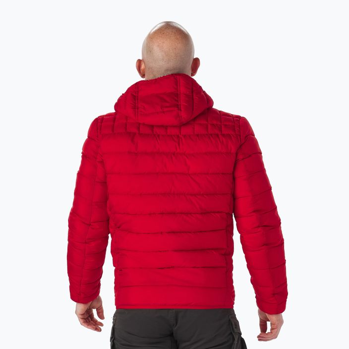 Jachetă de iarnă pentru bărbați Pitbull West Coast Padded Hooded Seacoast roșu cu glugă pentru bărbați 2
