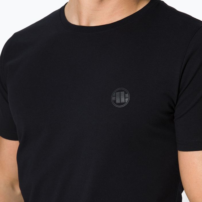 Tricou pentru bărbați Pitbull West Coast Slim Fit Lycra Small Logo black 4