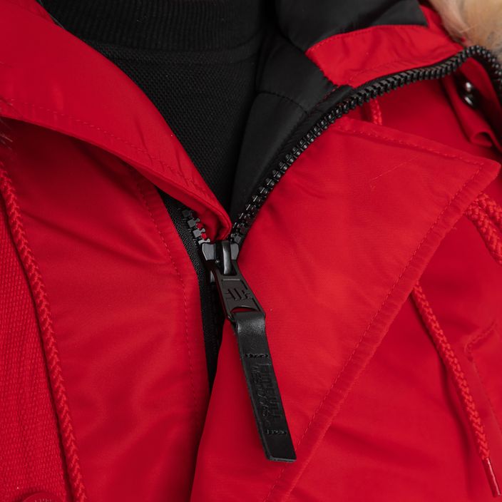 Jachetă de iarnă pentru bărbați Pitbull West Coast Fur Parka Alder red 9