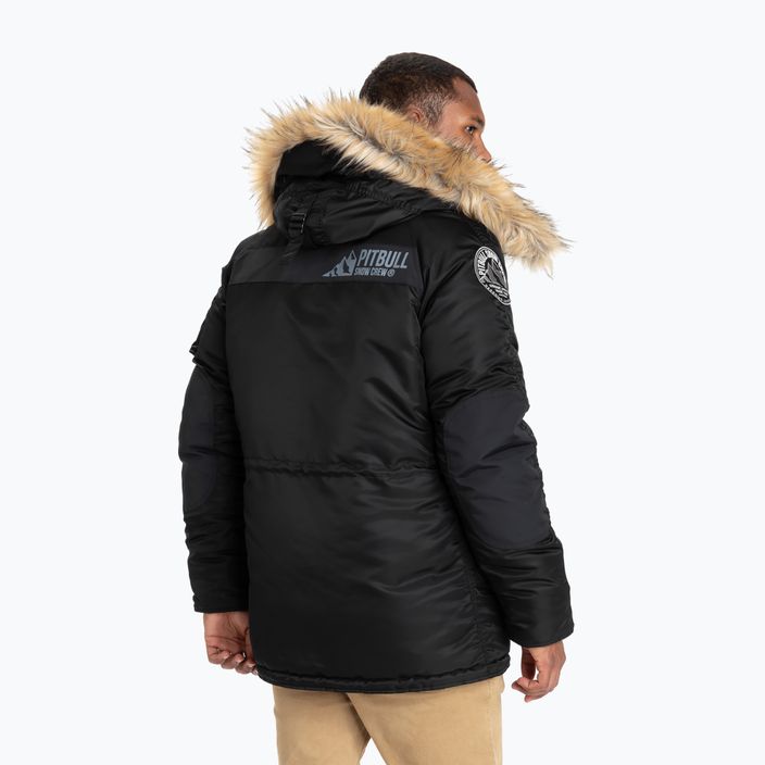 Jachetă de iarnă pentru bărbați Pitbull West Coast Alder Fur Parka black 3