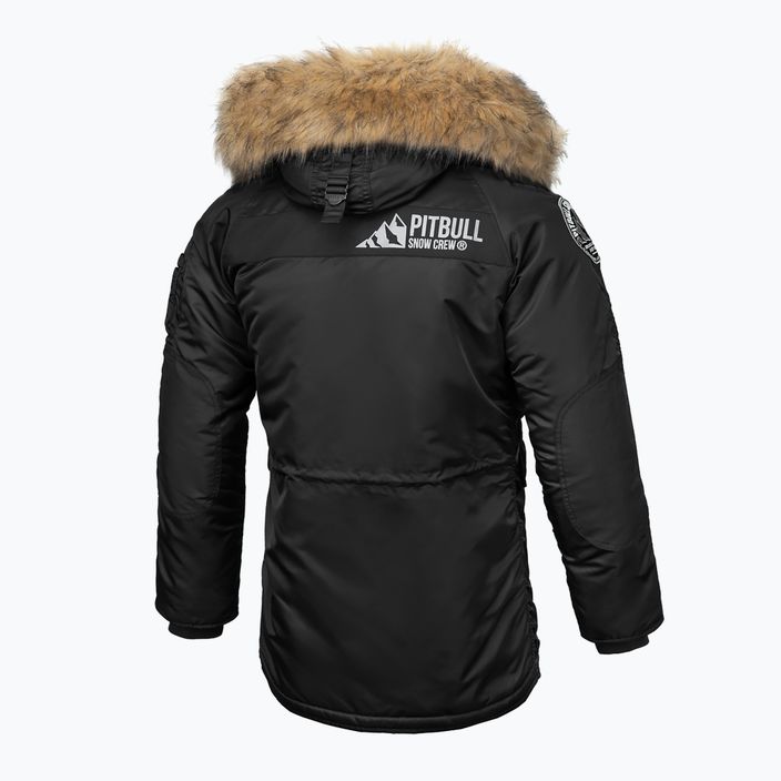 Jachetă de iarnă pentru bărbați Pitbull West Coast Alder Fur Parka black 12