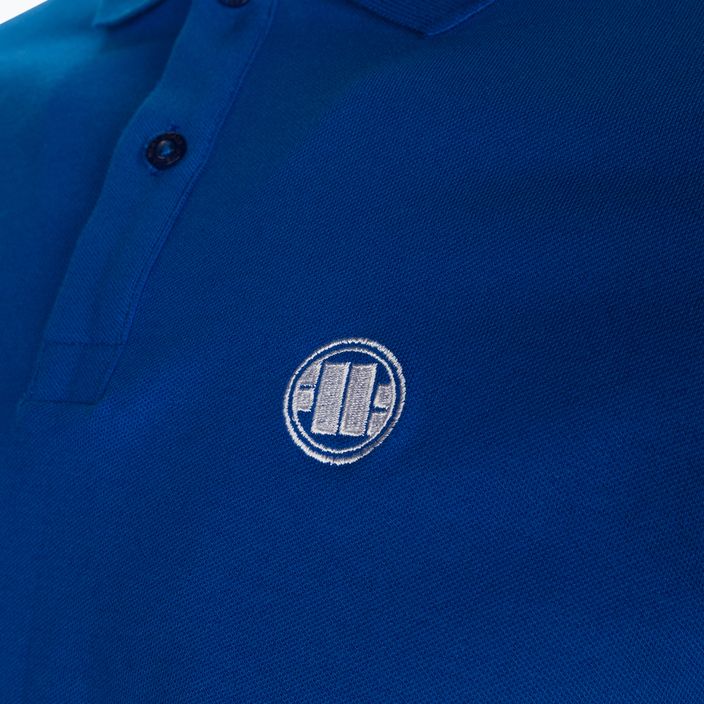 Tricou polo pentru bărbați Pitbull West Coast Polo Regular Logo royal blue 3