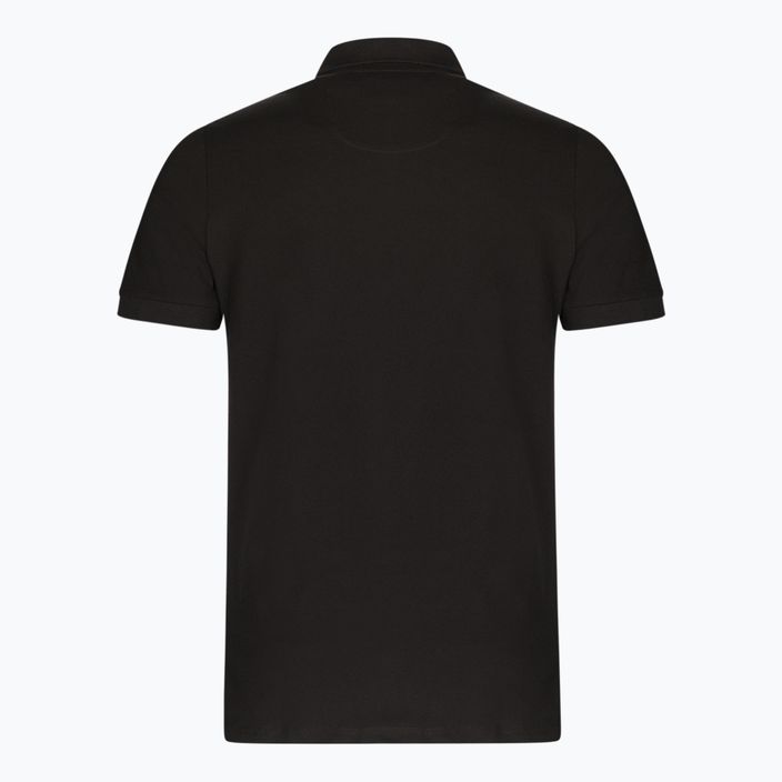 Tricou polo pentru bărbați Pitbull West Coast Polo Slim Logo black 2