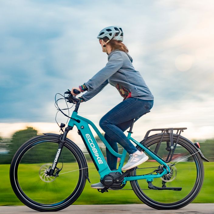 Bicicleta electrică Ecobike LX500 Greenway albastru 1010308 19