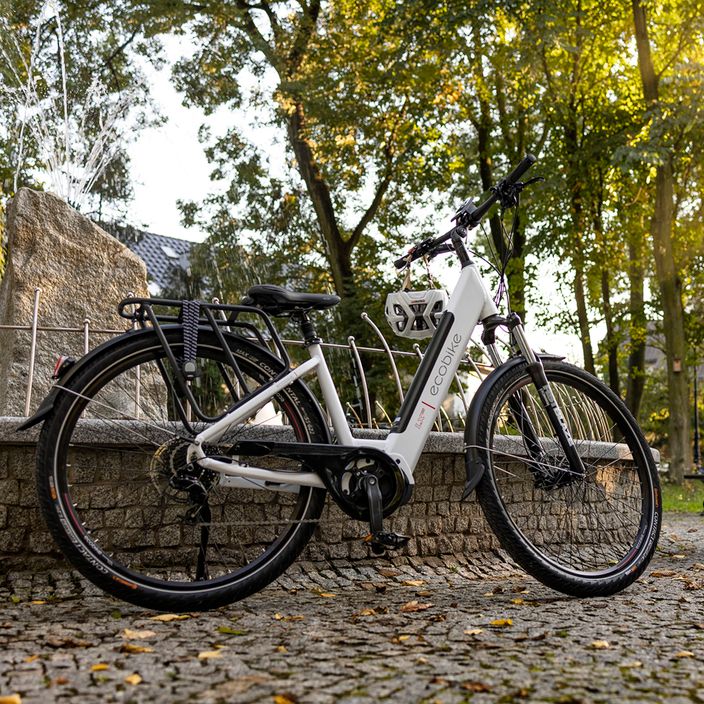 Bicicleta electrică Ecobike LX300 LG alb 1010306 19