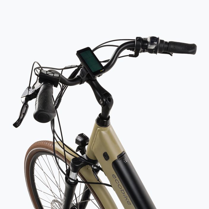 Bicicleta electrică EcoBike X-City Cappuccino/13 Ah Greenway bej 1010119 4