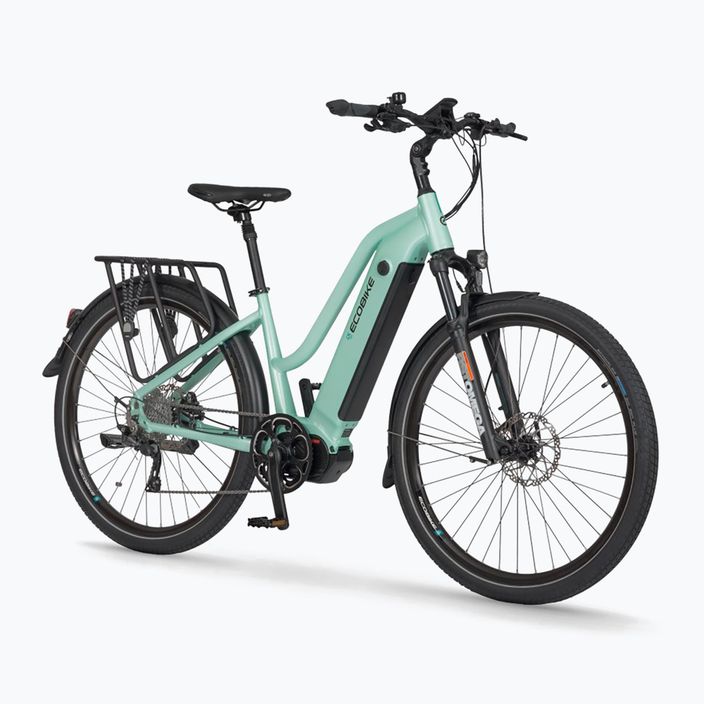 Bicicleta electrică pentru femei EcoBike LX 500/X500 17.5Ah LG verde 1010316 2