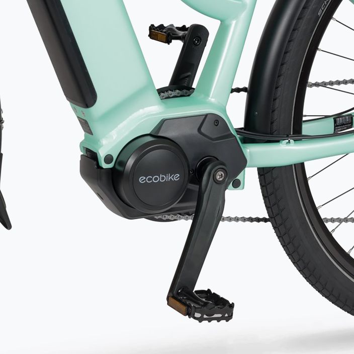 Bicicleta electrică pentru femei EcoBike LX 500/X500 17.5Ah LG verde 1010316 6