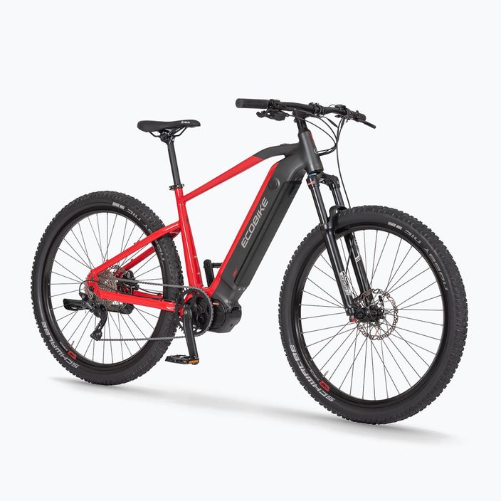 Bicicleta electrică Ecobike RX500/17.5Ah X500 LG negru/roșu 2