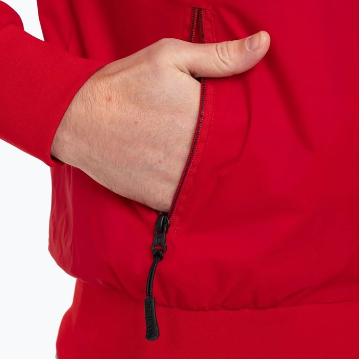 Bărbați Pitbull West Coast Athletic cu glugă cu glugă Jachetă din nailon roșu 5