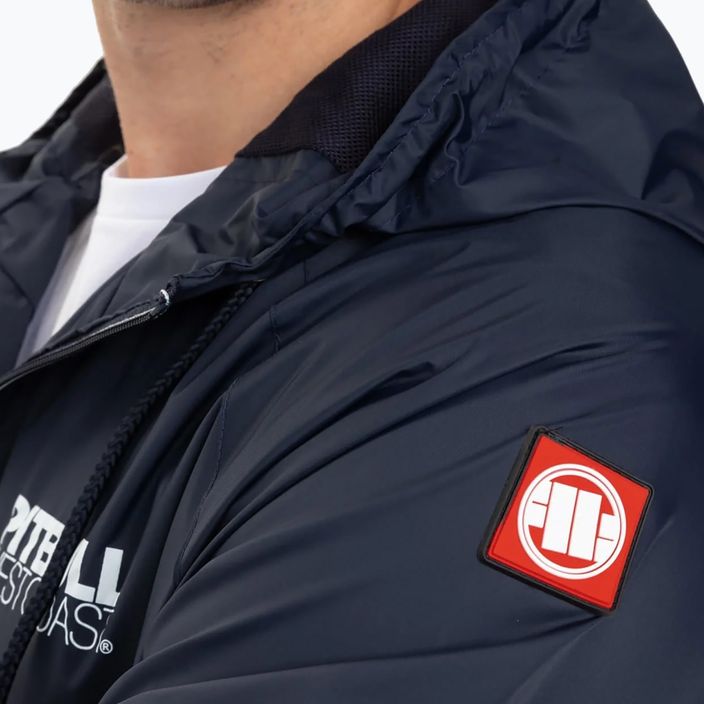 Bărbați Pitbull West Coast Athletic Athletic cu glugă jachetă din nailon cu glugă Dark Navy 6