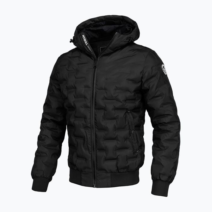 Jachetă de iarnă pentru bărbați Pitbull West Coast Quilted Hooded Carver black 5