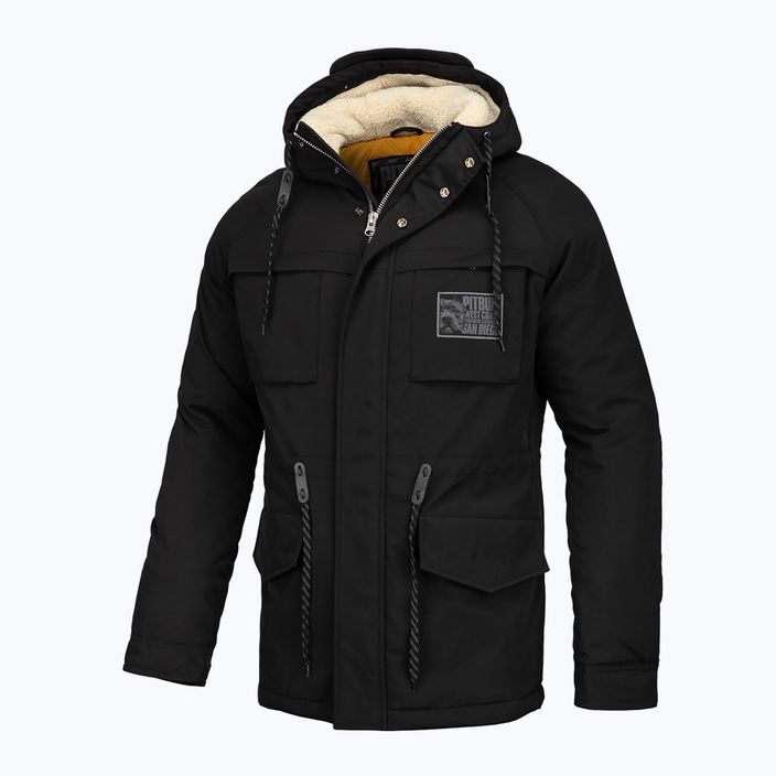 Jachetă de iarnă pentru bărbați Pitbull West Coast Gunner Hooded Parka black 4