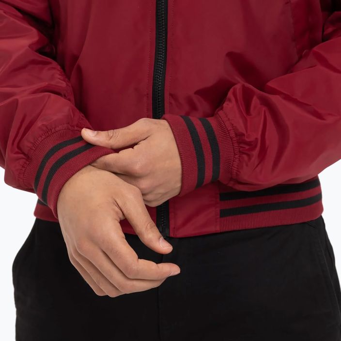 Jachetă cu glugă pentru bărbați Pitbull West Coast Nimitz cu glugă burgundy 6