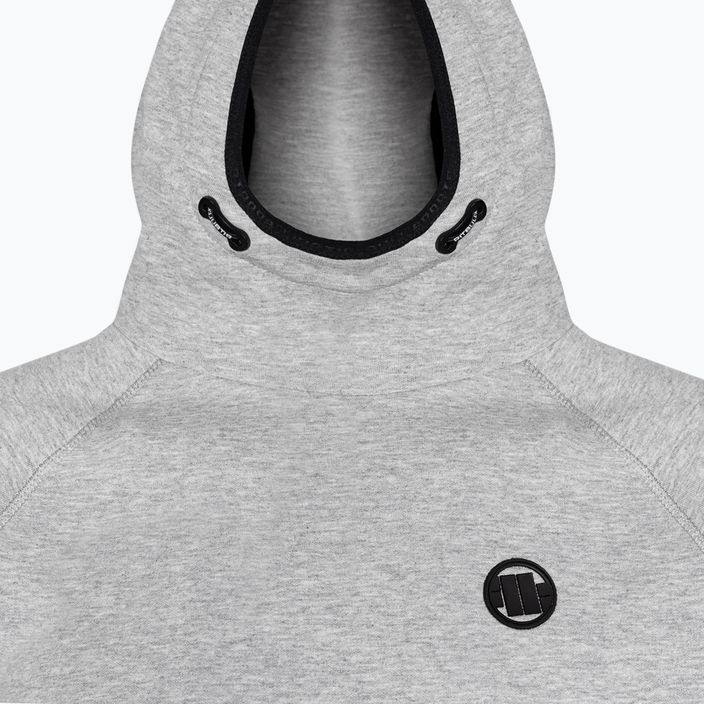 Hanorac pentru bărbați Pitbull West Coast Skylark Hooded Sweatshirt grey/melange 4