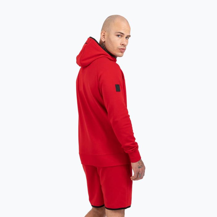 Hanorac pentru bărbați Pitbull West Coast Skylark Hooded Sweatshirt red 3