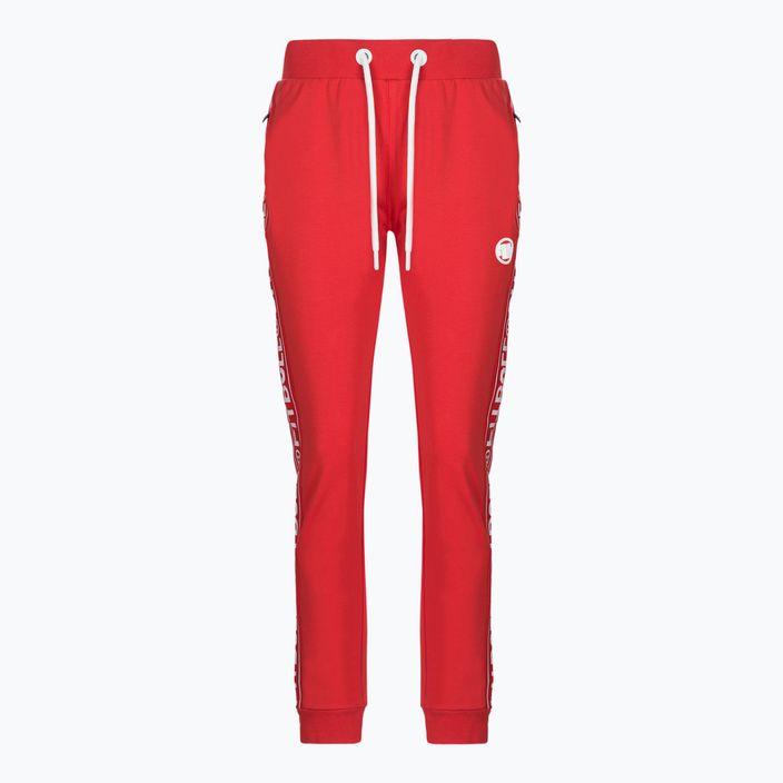 Pantaloni pentru femei Pitbull West Coast Jogging Pants F.T. 21 Small Logo red