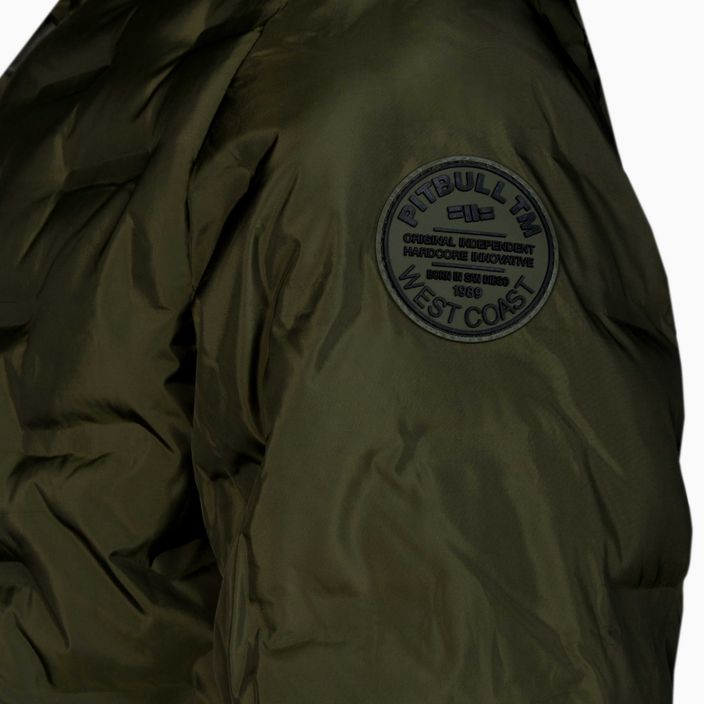 Jachetă pentru bărbați în jos Pitbull West Coast Overton dark olive 3