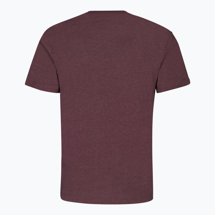 Tricou pentru bărbați Pitbull West Coast T-S Small Logo 160 Basic burgundy 2