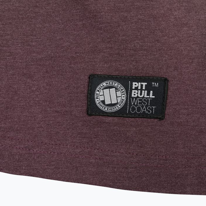 Tricou pentru bărbați Pitbull West Coast T-S Small Logo 160 Basic burgundy 3