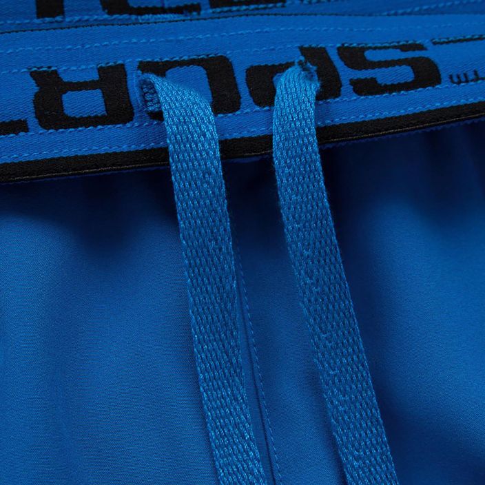 Pantaloni scurți de antrenament pentru bărbați Pitbull West Coast Performance Small Logo blue 4