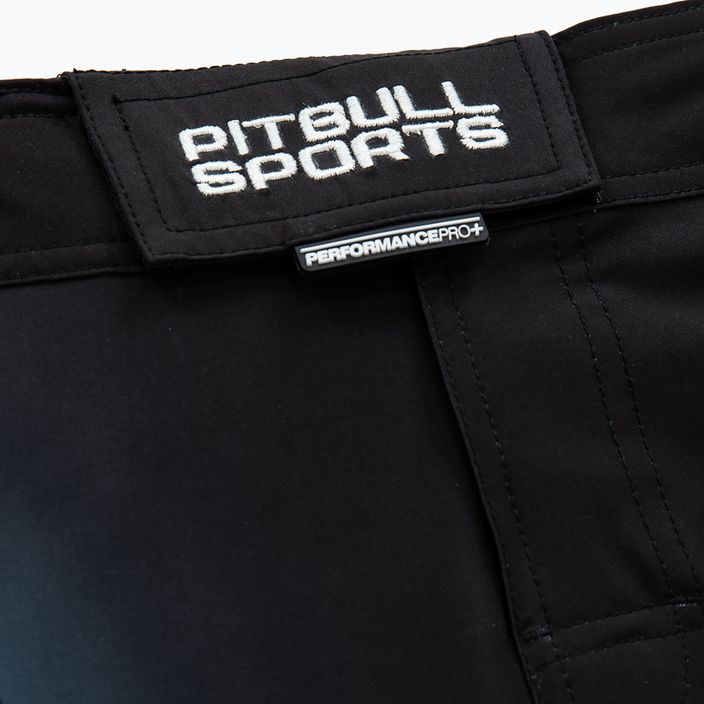 Pantaloni scurți de grappling pentru bărbați Pitbull West Coast Grappling Master Of Boxing black 11