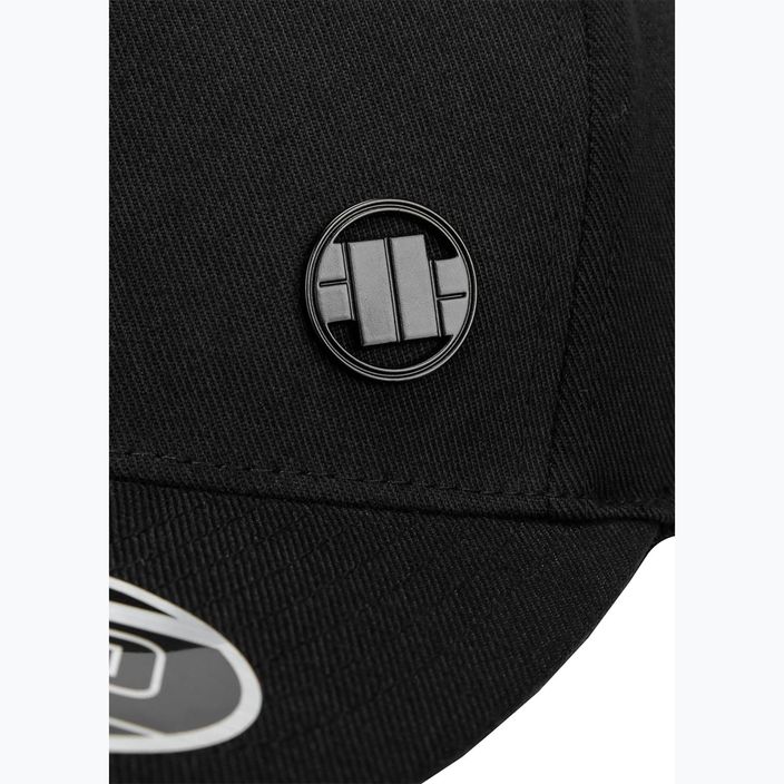 Șapcă pentru bărbați Pitbull West Coast Snapback Hook & Loop ,,3D Metal Logo" black 3
